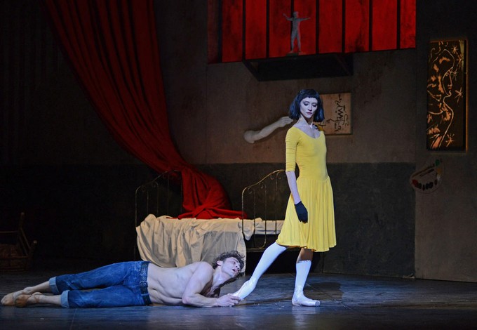 Ivan Vasiliev and Svetlana Lunkina in Le Jeune Homme et la Mort. © Dave Morgan