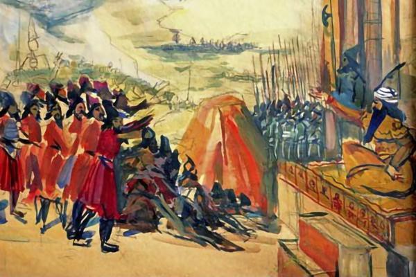 Иллюстрация Мартироса Сарьяна к опере «Алмаст»