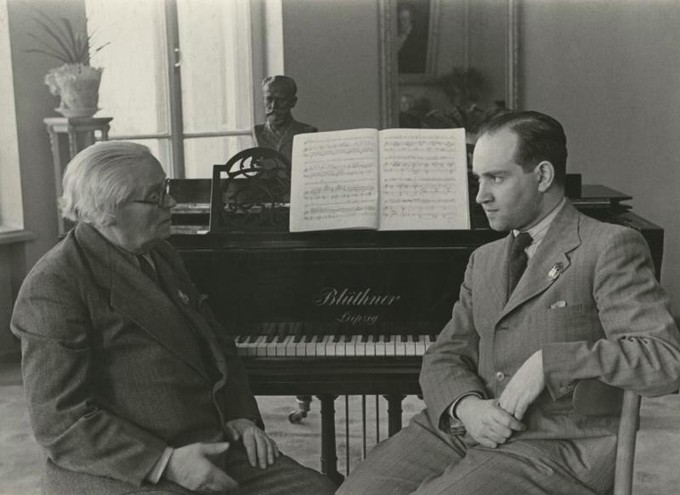 Пётр Столярский и Давид Ойстрах