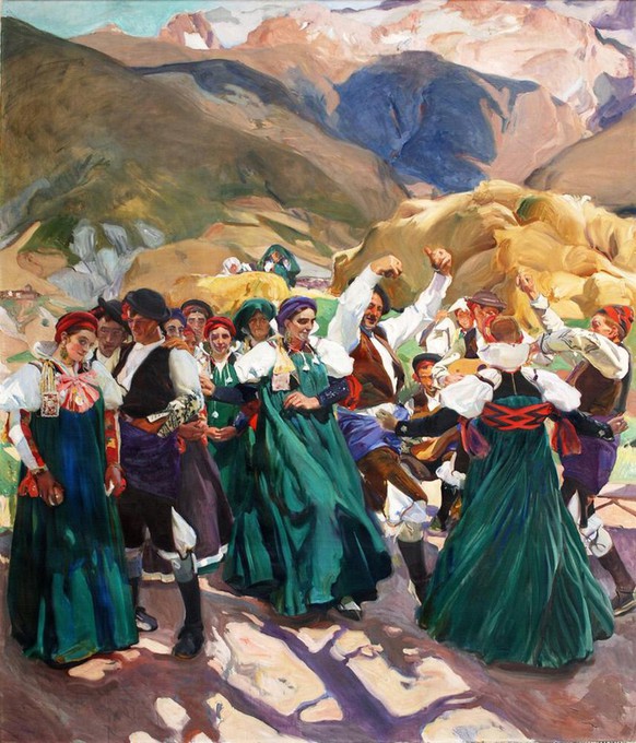 Aragón. La jota, por Joaquín Sorolla (1914).