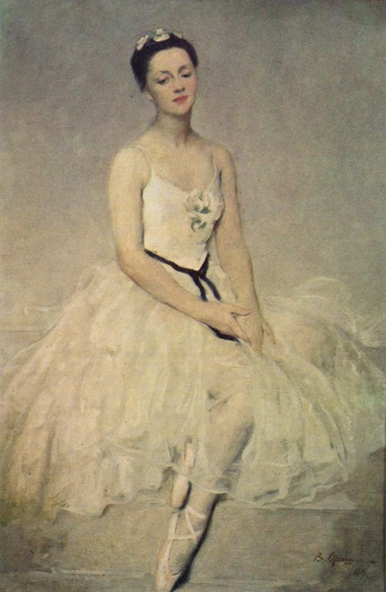 Портрет балерины Аллы Яковлевны Шелест, Виктор Михайлович Орешников, Государственный Русский музей, Санкт-Петербург