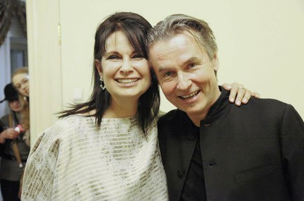 Ольга Ростропович и Эса-Пекка Салонен