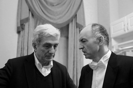 Толибхон Шахиди и Сергей Скрипка