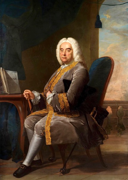 Георг Фридрих Гендель. Портрет 1756 г.