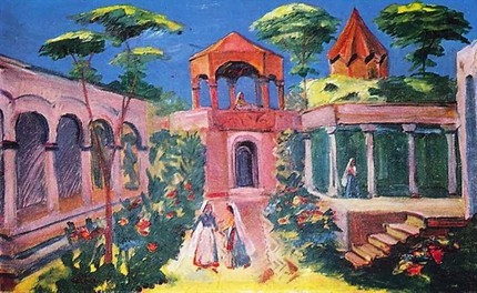 Иллюстрация Мартироса Сарьяна к опере «Алмаст»