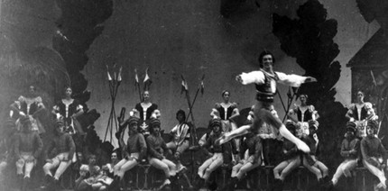 Балет «Привал кавалерии» Армсгеймера. Ленинградский Малый театр оперы и балета. Балетм. М. Петипа (возобновление П. Гусева)